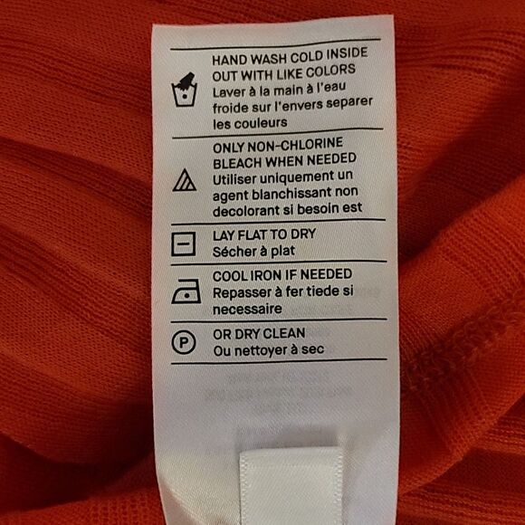 Anthropologie Vince. Wide Rib Square Neck Tank In Burnt Orchid Size‎ L - Picture 9 of 10